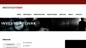 What Investigateway.com.au website looked like in 2018 (6 years ago)