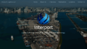 What Interport.us website looked like in 2018 (6 years ago)