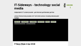 What It-sideways.com website looked like in 2018 (5 years ago)