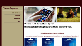 What Itunes-express.biz website looked like in 2018 (6 years ago)