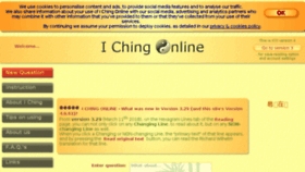 What Ichingonline.org website looked like in 2018 (6 years ago)