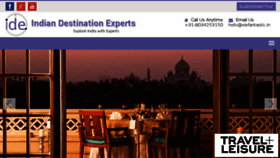 What Indiandestinationexperts.com website looked like in 2018 (5 years ago)