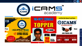 What Icamsacademy.com website looked like in 2018 (6 years ago)