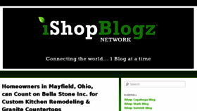What Ishopblogz.com website looked like in 2018 (6 years ago)