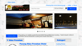 What Infogudang.com website looked like in 2018 (6 years ago)