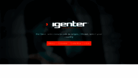 What Igenter.com website looked like in 2018 (6 years ago)