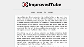 What Improvedtube.com website looked like in 2018 (6 years ago)