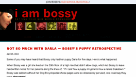 What Iambossy.com website looked like in 2018 (6 years ago)