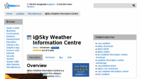 What I-sky-weather-information-centre.updatestar.com website looked like in 2018 (6 years ago)