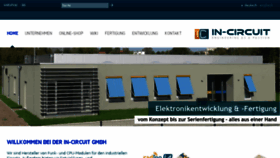 What In-circuit.de website looked like in 2018 (6 years ago)