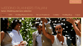 What Italian-weddingplanners.com website looked like in 2018 (6 years ago)