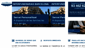 What Interfuneraries.cat website looked like in 2018 (6 years ago)