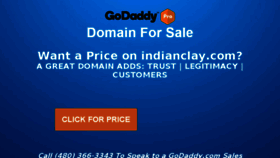 What Indianclay.com website looked like in 2018 (5 years ago)