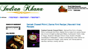 What Indiankhanna.blogspot.in website looked like in 2018 (6 years ago)