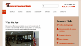 What Interamericanbank.com website looked like in 2018 (6 years ago)