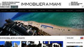 What Isamiami.com website looked like in 2018 (5 years ago)