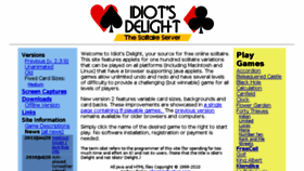 What Idiotsdelight.net website looked like in 2018 (6 years ago)