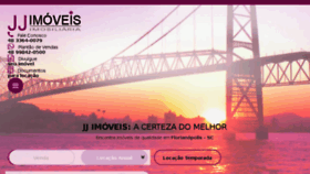 What Imobiliariajj.com.br website looked like in 2018 (6 years ago)