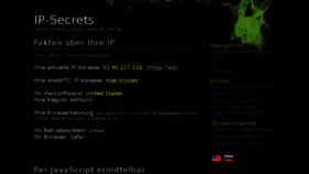 What Ip-secrets.info website looked like in 2018 (6 years ago)
