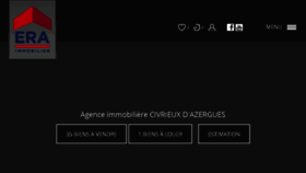 What Immobilier-civrieux-chazay-era.fr website looked like in 2018 (6 years ago)