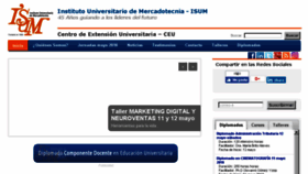 What Isumextension.com.ve website looked like in 2018 (6 years ago)