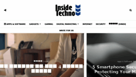 What Insidetechno.com website looked like in 2018 (5 years ago)