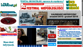 What Intarnet.pl website looked like in 2018 (6 years ago)