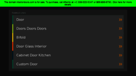 What Interiordoors.com website looked like in 2018 (5 years ago)