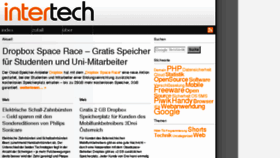 What Intertech.at website looked like in 2018 (6 years ago)