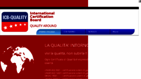 What Icbquality.it website looked like in 2018 (5 years ago)