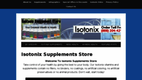 What Isotonicsupplementstore.com website looked like in 2018 (6 years ago)