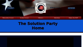 What Independentamericanparty.com website looked like in 2018 (5 years ago)