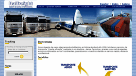 What Italfreight.bo website looked like in 2018 (6 years ago)
