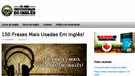 What Inglesfluenteem40aulas.com.br website looked like in 2018 (6 years ago)