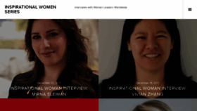 What Inspirationalwomenseries.org website looked like in 2018 (6 years ago)