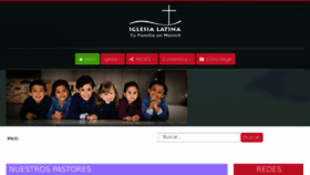 What Iglesialatina.com website looked like in 2018 (6 years ago)