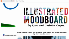 What Illustrated-moodboard.com website looked like in 2018 (6 years ago)