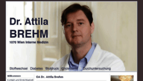 What Internist-drbrehm.at website looked like in 2018 (5 years ago)
