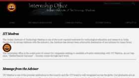 What Internship.iitm.ac.in website looked like in 2018 (6 years ago)