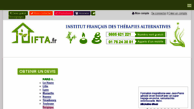 What Ifta.fr website looked like in 2018 (6 years ago)