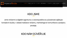 What Imperialmedia.cz website looked like in 2018 (6 years ago)