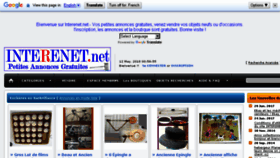 What Interenet.net website looked like in 2018 (5 years ago)