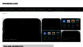 What Iphonerelease.com website looked like in 2018 (6 years ago)
