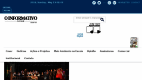 What Informativo.com.br website looked like in 2018 (5 years ago)