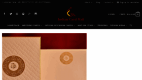What Indiancardmall.com website looked like in 2018 (6 years ago)
