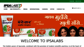 What Ipsalabs.com website looked like in 2018 (5 years ago)