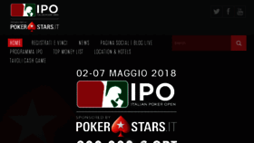 What Italianpokeropen.it website looked like in 2018 (6 years ago)