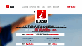 What Illusio.fr website looked like in 2018 (5 years ago)