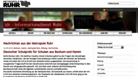 What Idruhr.de website looked like in 2018 (5 years ago)