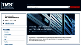 What Imn.de website looked like in 2018 (7 years ago)